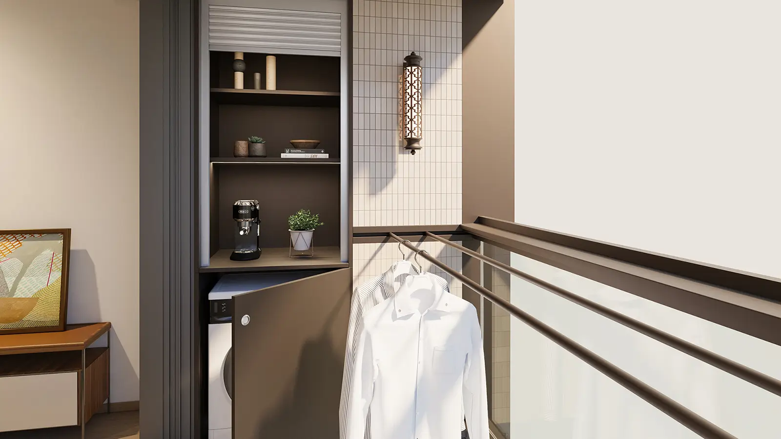 Rendering of modified Balcony & Utility Platform | Flat G, 16/F
