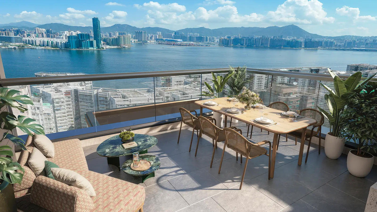 Rendering of modified Private Roof of Individual Unit